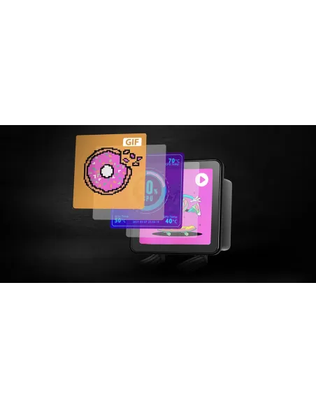 Mars Gaming ML-VISIONPRO360 Procesador Sistema de refrigeración líquida todo en uno 12 cm Negro 1 pieza(s)