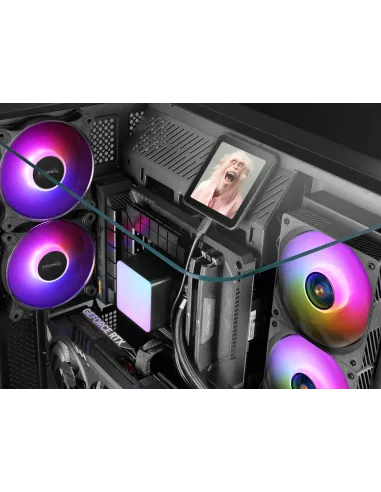 Mars Gaming ML-VISIONPRO360 Procesador Sistema de refrigeración líquida todo en uno 12 cm Negro 1 pieza(s)