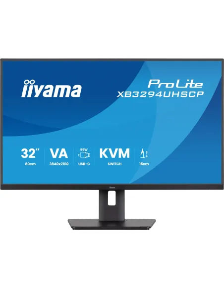 iiyama ProLite XB3294UHSCP-B1 pantalla para PC 80 cm (31.5") 3840 x 2160 Pixeles 4K Ultra HD Negro
