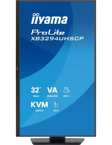 iiyama ProLite XB3294UHSCP-B1 pantalla para PC 80 cm (31.5") 3840 x 2160 Pixeles 4K Ultra HD Negro
