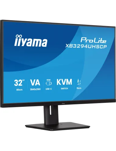 iiyama ProLite XB3294UHSCP-B1 pantalla para PC 80 cm (31.5") 3840 x 2160 Pixeles 4K Ultra HD Negro