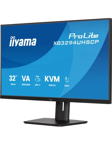 iiyama ProLite XB3294UHSCP-B1 pantalla para PC 80 cm (31.5") 3840 x 2160 Pixeles 4K Ultra HD Negro