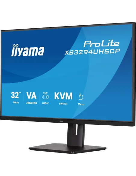 iiyama ProLite XB3294UHSCP-B1 pantalla para PC 80 cm (31.5") 3840 x 2160 Pixeles 4K Ultra HD Negro