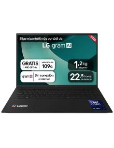 Portatil lg 16zd90t - g.ax88b u7 - 255h -  32gb -  ssd 1tb -  16 pulgadas -  freedos