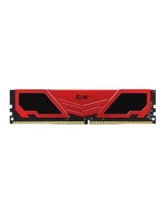 Memoria ram ddr4 16gb teamgroup elite heatsink udimm 3200 negro - rojo