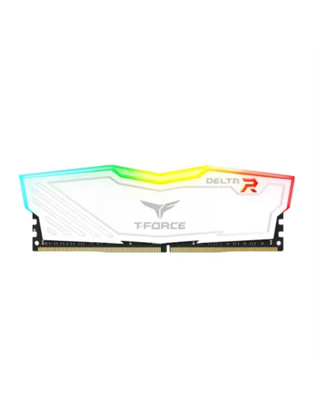 Memoria ram ddr4 32gb 2x16 teamgroup udimm t - force delta rgb 3200 blanco