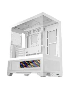 Caja ordenador mars gaming mclcdx atx cristal templado blanco