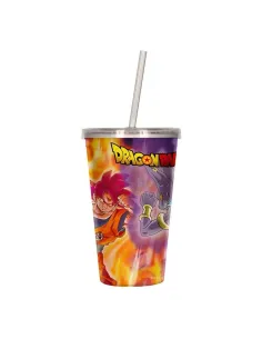 Vaso lenticular 3d dragon ball super battle of gods