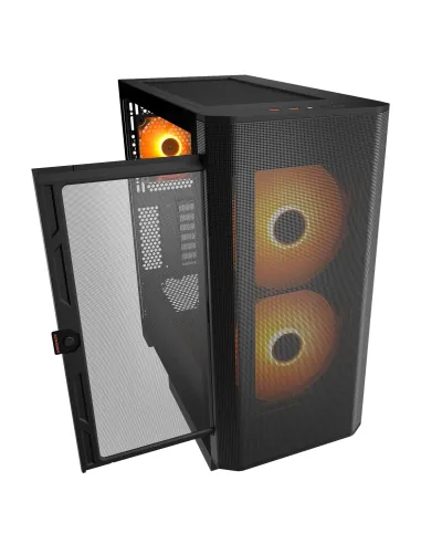 COUGAR AIRFACE FLO RGB Midi Tower Negro