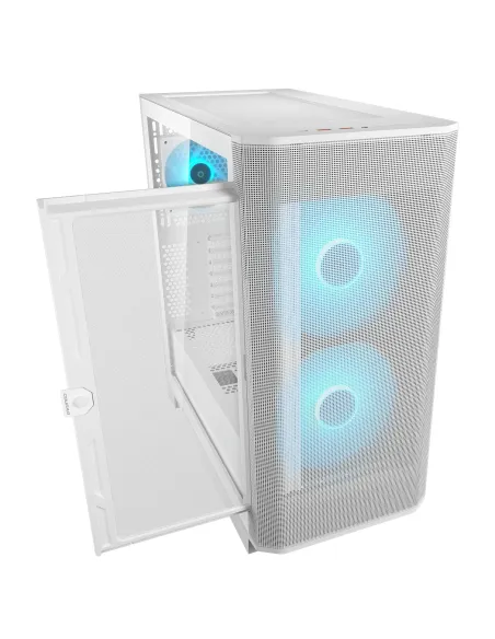 COUGAR AIRFACE FLO RGB Midi Tower Blanco