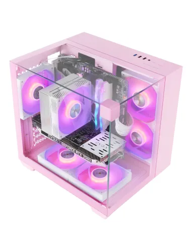Mars Gaming MC-VISIONMP Mini Tower Rosa