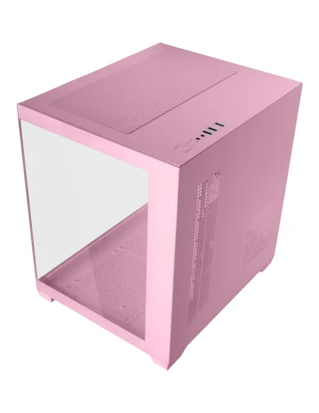 Mars Gaming MC-VIEW2P Mini Tower Rosa