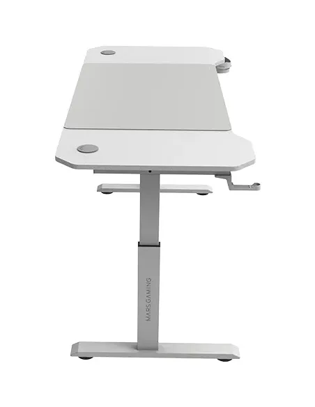 Mars Gaming MGD-ERGO140, Mesa Altura Ajustable 3 Posiciones, Superficie Ergonómica, Estructura Metálica, Alfombrilla XXL,