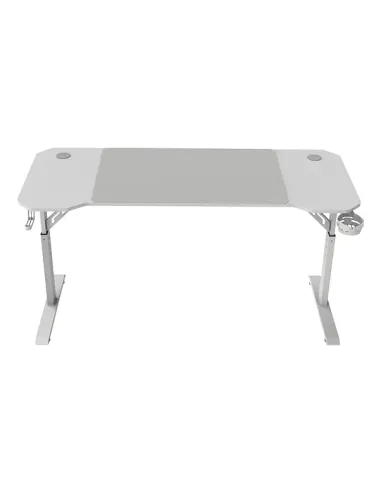 Mars Gaming MGD-ERGO140, Mesa Altura Ajustable 3 Posiciones, Superficie Ergonómica, Estructura Metálica, Alfombrilla XXL,