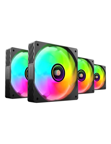 Mars Gaming MFSI4KIT sistema de refrigeración para ordenador Carcasa del ordenador Ventilador 12 cm Negro