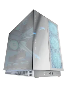 Mars Gaming MC-NOVA3, Caja Gaming Custom XXL E-ATX, Tripe Cristal Cromado Continuo Sin Marco, Soporte Completo Refrigeración