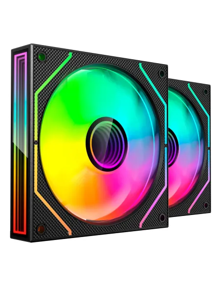 Mars Gaming MF3DPROX2 sistema de refrigeración para ordenador Carcasa del ordenador Ventilador 12 cm Negro