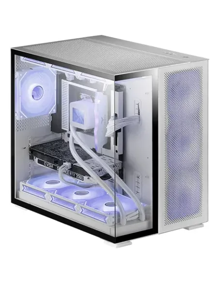 Mars Gaming MC-NOVA2, Caja Gaming Custom XXL E-ATX, Doble Cristal Templado Continuo Sin Marco, Soporte Completo Refrigeración