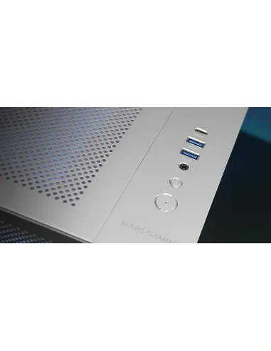 Mars Gaming MC-NOVA2, Caja Gaming Custom XXL E-ATX, Doble Cristal Templado Continuo Sin Marco, Soporte Completo Refrigeración