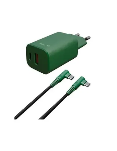 CARGADOR DUAL HUNE ECO 20W CABLE TIPO C LIGHTNING