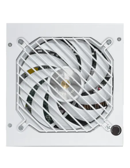 Mars Gaming MPZE750SI, Fuente Alimentación ATX 750W, 10 Años Garantía, 80 Plus Silver, +87% Eficiencia, Tecnologías AI2-RPM,