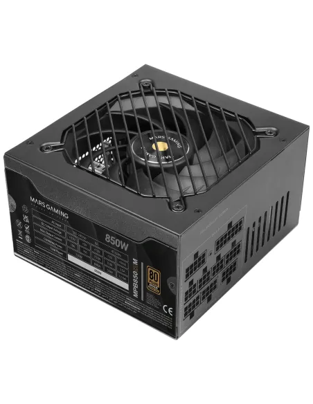 Mars Gaming MPB850SIM unidad de fuente de alimentación 850 W 24-pin ATX ATX Negro