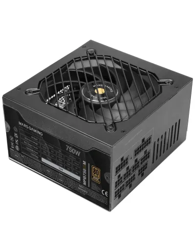 Mars Gaming MPB750SIM unidad de fuente de alimentación 750 W 24-pin ATX ATX Negro