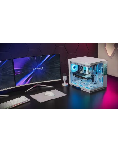 Mars Gaming MCMIRAGEW carcasa de ordenador Midi Tower Blanco