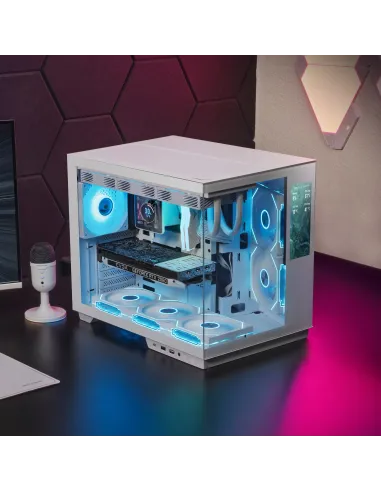 Mars Gaming MCMIRAGEW carcasa de ordenador Midi Tower Blanco