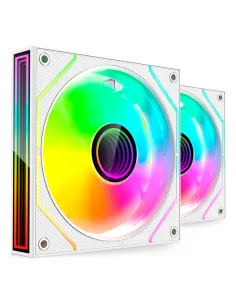 Mars Gaming MF3DPROX2W sistema de refrigeración para ordenador Carcasa del ordenador Ventilador 12 cm Blanco