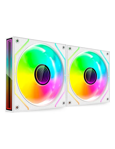 Mars Gaming MF3DPROX2W sistema de refrigeración para ordenador Carcasa del ordenador Ventilador 12 cm Blanco