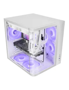 Mars Gaming MC-CURVW Midi Tower Negro, Blanco 2