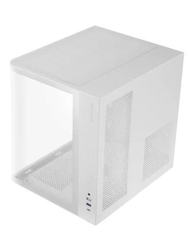 Mars Gaming MC-CURVW Midi Tower Negro, Blanco