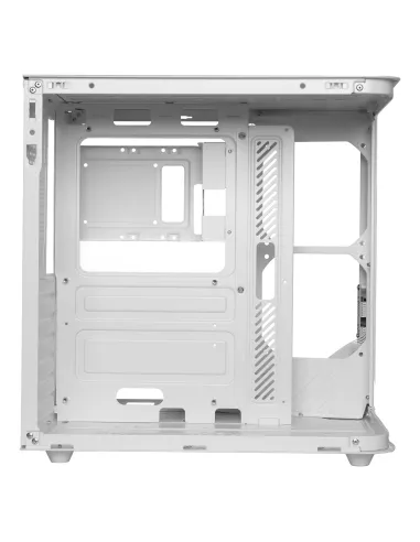 Mars Gaming MC-CURVW Midi Tower Negro, Blanco