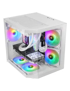 Mars Gaming MC-3TLITEW Mini Tower Blanco 2