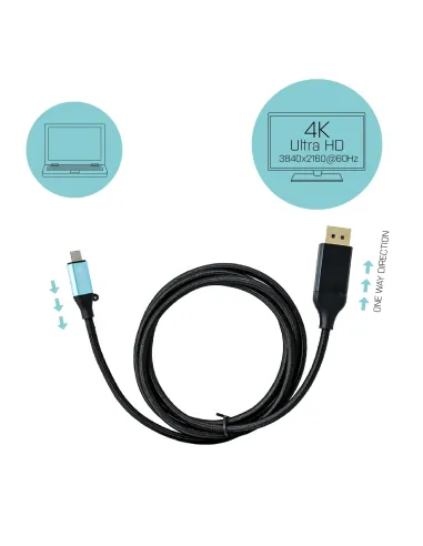 i-tec USB-C DisplayPort Cable Adapter 4K   60 Hz 150cm