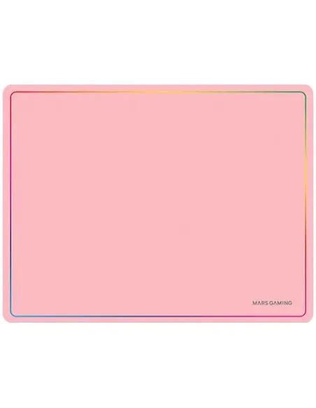 Mars Gaming MMP124, Alfombrilla Gaming 360x260mm, Diseño de Bordes Rainbow, Base Antideslizante de Caucho Natural, Superficie