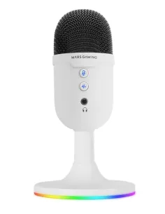 Mars Gaming MMIC-CXW Negro Micrófono de superficie para mesa