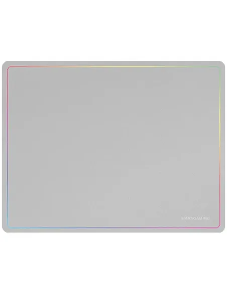 Mars Gaming MMP124, Alfombrilla Gaming 360x260mm, Diseño de Bordes Rainbow, Base Antideslizante de Caucho Natural, Superficie