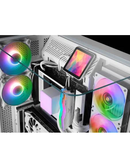 Mars Gaming ML-VISIONPRO240W Procesador Sistema de refrigeración líquida todo en uno 12 cm Blanco 1 pieza(s)