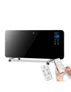 Yoevu | radiador bajo consumo | 1500w | programable | control app wifi | negro
