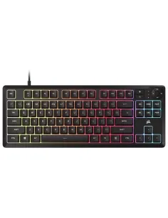 Teclado gaming corsair k55 core tkl rgb negro