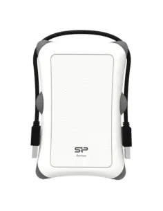 Carcasa silicon power a30 para hdd 2.5 pulgadas blanco