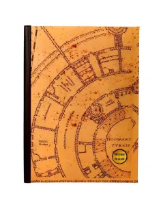 Libreta sd toys harry potter mapa merodeador con luz