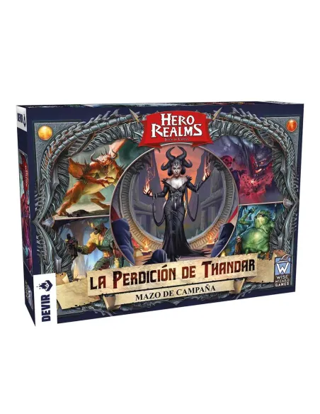 Juego de mesa hero realms: la perdición de thandar