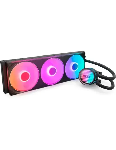 NZXT KRAKEN CORE RGB - 360MM AIO LIQUID COOLER WITH RGB CAP & RGB CORE FAN (Black) RL-KR36C-B1