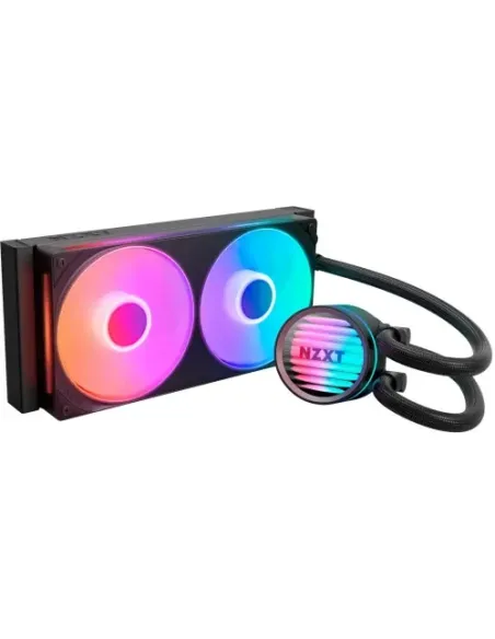 NZXT KRAKEN CORE RGB - 240MM  AIO LIQUID COOLER WITH RGB CAP & RGB CORE FAN (BLACK) RL-KR24C-B1