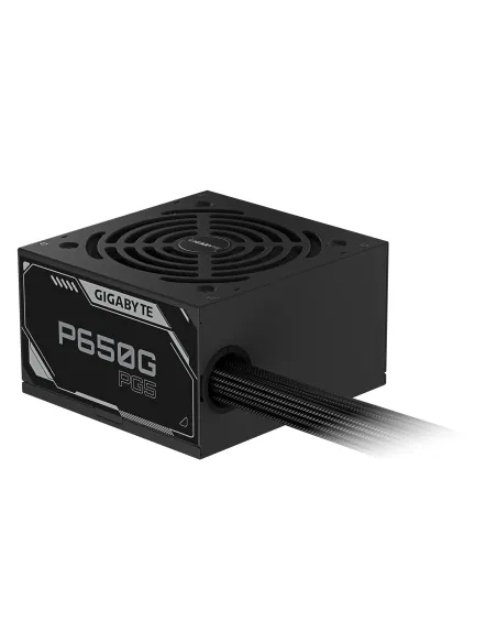 GIGABYTE P650G PCIE 5.1 Fuente de alimentación – PCIe 5.1, 80 PLUS Silver, ventilador de 120mm, compatible con ATX 3.1, enchufe