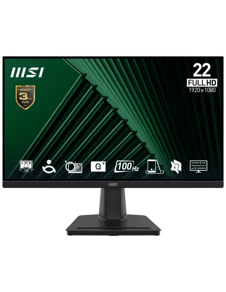 MSI Pro MP225V pantalla para PC 54,5 cm (21.4") 1920 x 1080 Pixeles Full HD LCD Negro