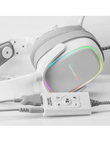 Mars Gaming MSC2W, Blanco, One size